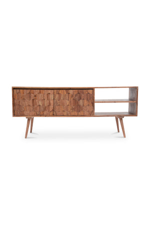   Modern European furniture - Natural Sheesham Media Cabinet - www.oroa.com | Oroa.com