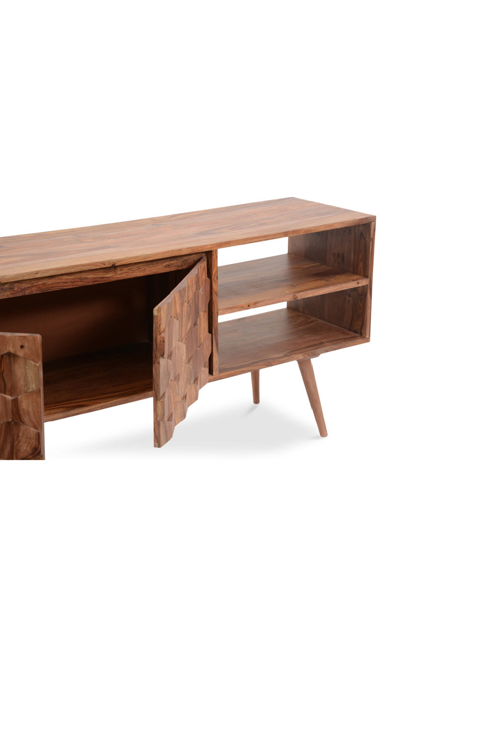   Modern European furniture - Natural Sheesham Media Cabinet - www.oroa.com | Oroa.com