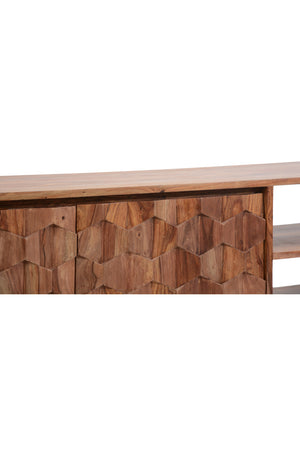   Modern European furniture - Natural Sheesham Media Cabinet - www.oroa.com | Oroa.com