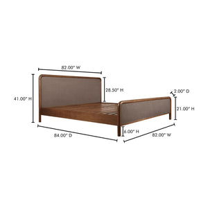   Modern European furniture - Brown Tatami Mat Bed - www.oroa.com | Oroa.com