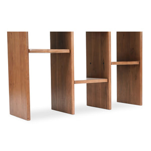   Modern European furniture - Solid Acacia 12-Shelf Bookcase - www.oroa.com | Oroa.com