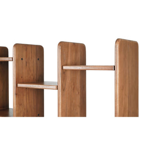   Modern European furniture - Solid Acacia 12-Shelf Bookcase - www.oroa.com | Oroa.com