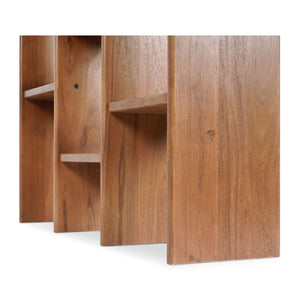   Modern European furniture - Solid Acacia 12-Shelf Bookcase - www.oroa.com | Oroa.com