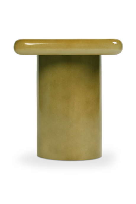   Modern European furniture - Green Lacquered Square Side Table - www.oroa.com | Oroa.com