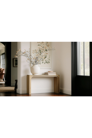   Modern European furniture - Solid Oak Arched Console Table - www.oroa.com | Oroa.com