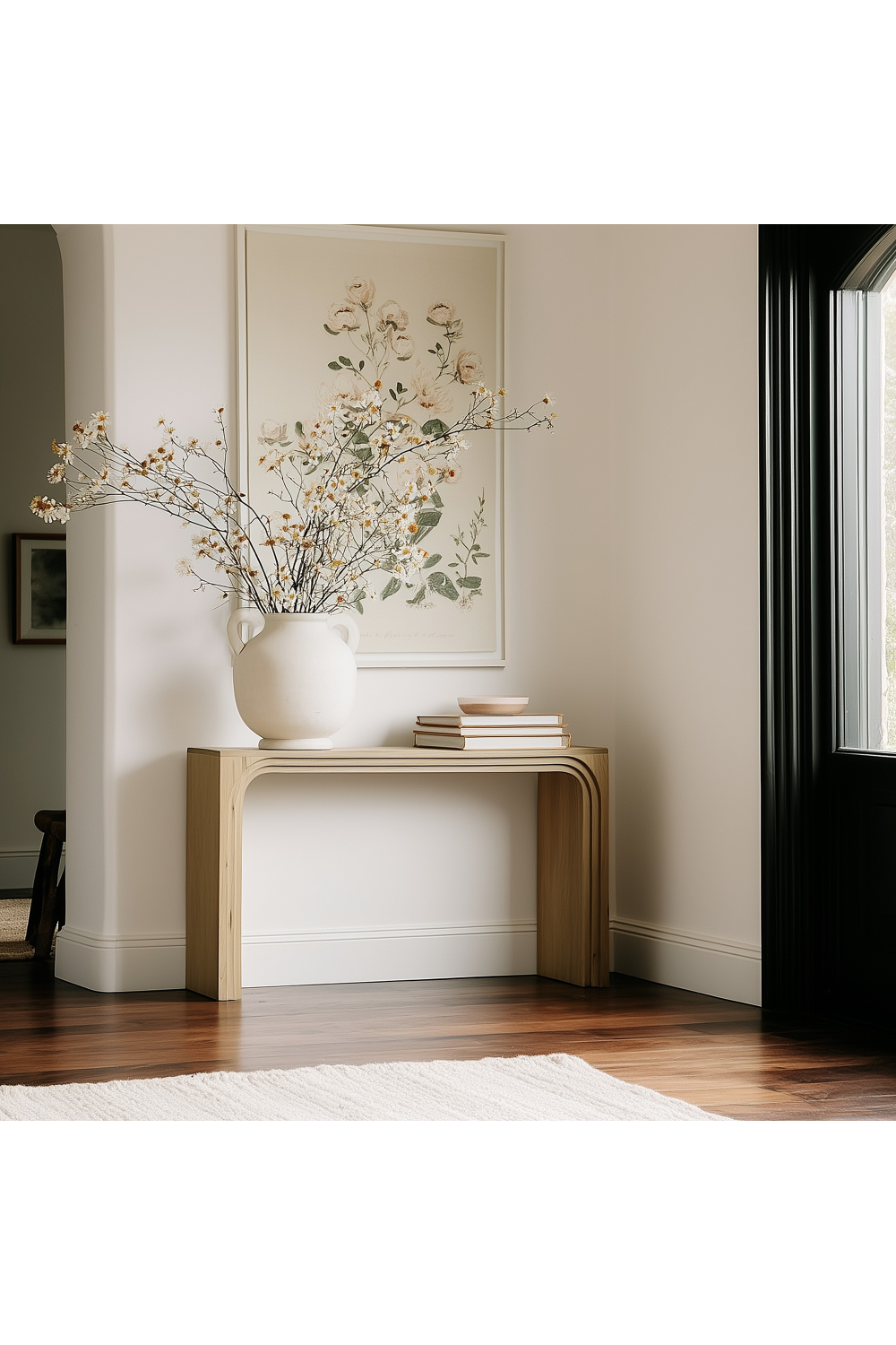   Modern European furniture - Solid Oak Arched Console Table - www.oroa.com | Oroa.com