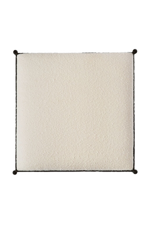   Modern European furniture - Iron Framed Cream Stool - www.oroa.com | Oroa.com
