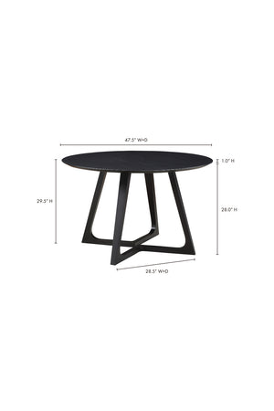  Modern European furniture - Sculptural Base Round Dining Table - www.oroa.com | Oroa.com