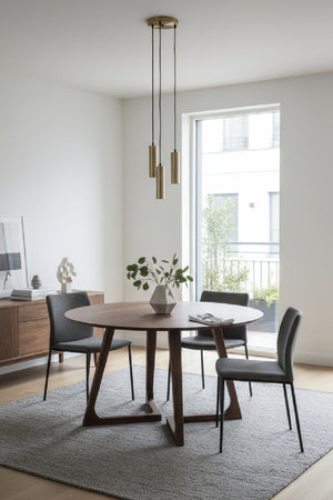   Modern European furniture - Sculptural Base Round Dining Table - www.oroa.com | Oroa.com
