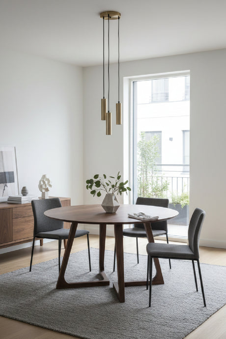   Modern European furniture - Sculptural Base Round Dining Table - www.oroa.com | Oroa.com
