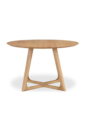   Modern European furniture - Natural Oak Round Dining Table - www.oroa.com | Oroa.com