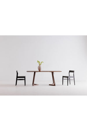   Modern European furniture - Solid Walnut Rectangular Dining Table - www.oroa.com | Oroa.com