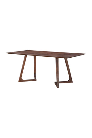  Modern European furniture - Solid Walnut Rectangular Dining Table - www.oroa.com | Oroa.com