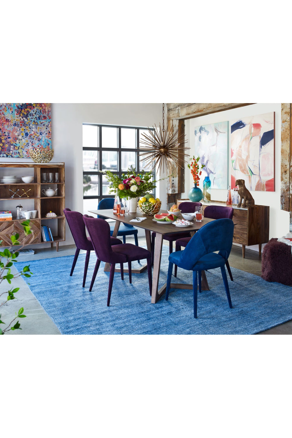   Modern European furniture - Solid Walnut Rectangular Dining Table - www.oroa.com | Oroa.com