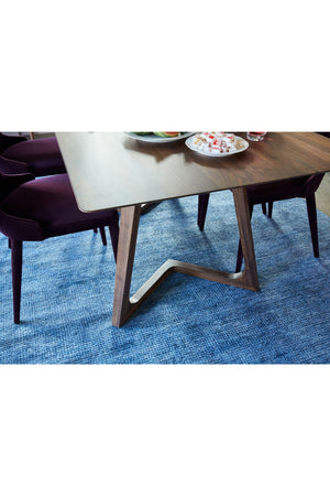   Modern European furniture - Solid Walnut Rectangular Dining Table - www.oroa.com | Oroa.com