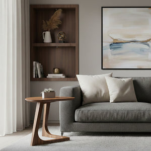  Modern European furniture - Solid Walnut End Table - www.oroa.com | Oroa.com