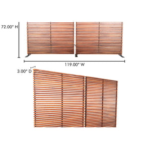   Modern European furniture - Mixed Hardwood Room Divider - www.oroa.com | Oroa.com
