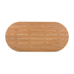   Modern European furniture - Slatted Teak Outdoor Dining Table - www.oroa.com | Oroa.com