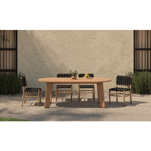   Modern European furniture - Slatted Teak Outdoor Dining Table - www.oroa.com | Oroa.com