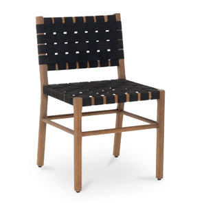   Modern European furniture - Black Woven Outdoor Dining Chair - www.oroa.com | Oroa.com