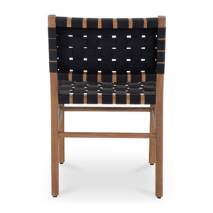   Modern European furniture - Black Woven Outdoor Dining Chair - www.oroa.com | Oroa.com