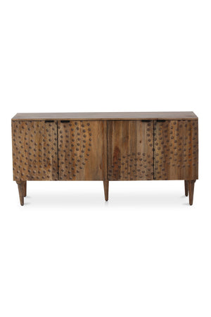   Modern European furniture - Carved Wooden 4-Door Sideboard - www.oroa.com | Oroa.com