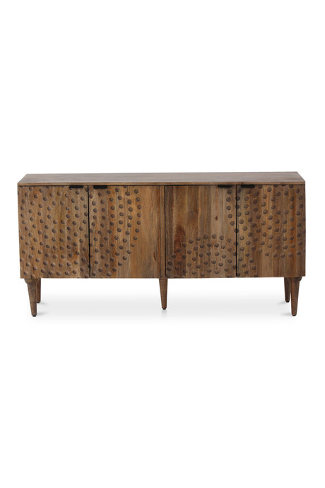   Modern European furniture - Carved Wooden 4-Door Sideboard - www.oroa.com | Oroa.com