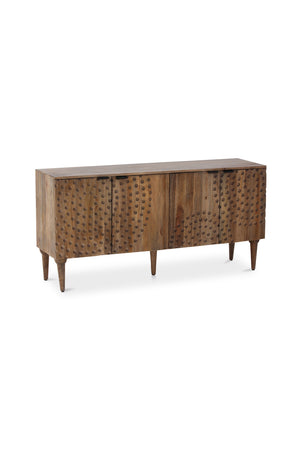   Modern European furniture - Carved Wooden 4-Door Sideboard - www.oroa.com | Oroa.com