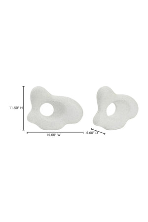   Modern European furniture - Gray Flecked Abstract Sculpture - www.oroa.com | Oroa.com