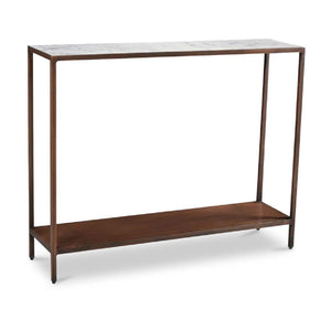   Modern European furniture - Copper Framed Marble Console Table - www.oroa.com | Oroa.com