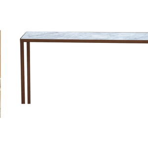   Modern European furniture - Copper Framed Marble Console Table - www.oroa.com | Oroa.com