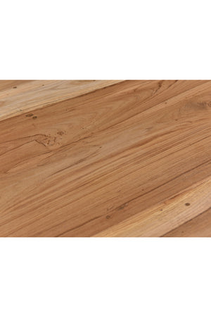   Modern European furniture - Teak & Iron Side Table - www.oroa.com | Oroa.com