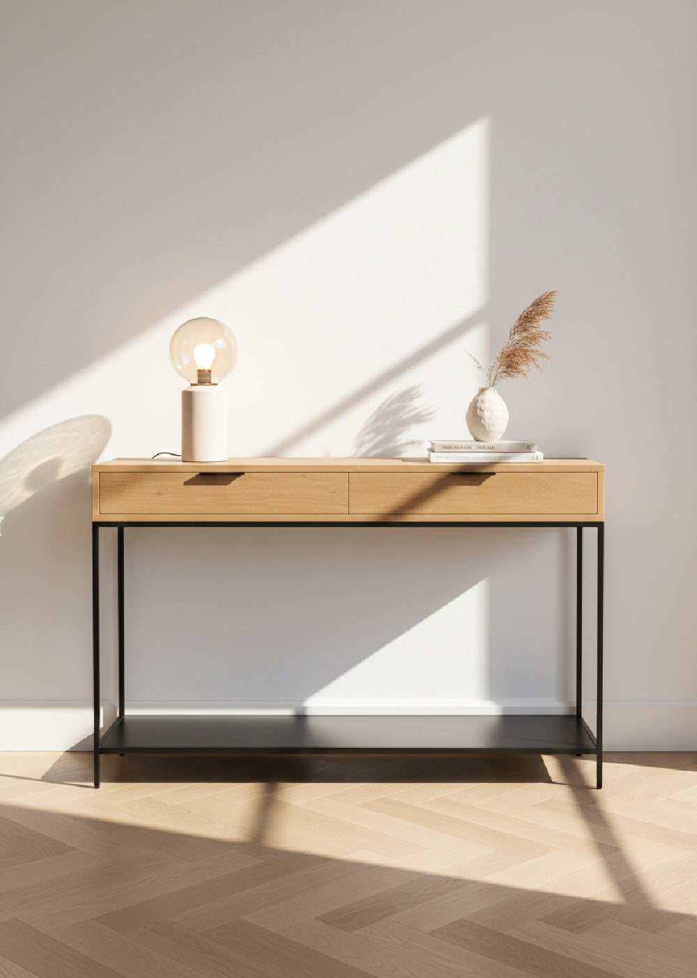   Modern European furniture - Solid Teak Wood Console Table - www.oroa.com | Oroa.com