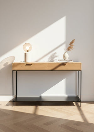   Modern European furniture - Solid Teak Wood Console Table - www.oroa.com | Oroa.com