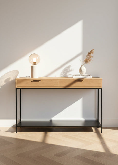   Modern European furniture - Solid Teak Wood Console Table - www.oroa.com | Oroa.com
