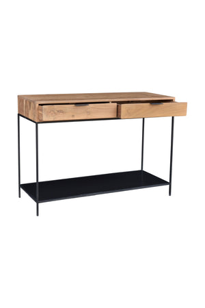   Modern European furniture - Solid Teak Wood Console Table - www.oroa.com | Oroa.com