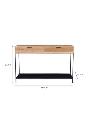   Modern European furniture - Solid Teak Wood Console Table - www.oroa.com | Oroa.com