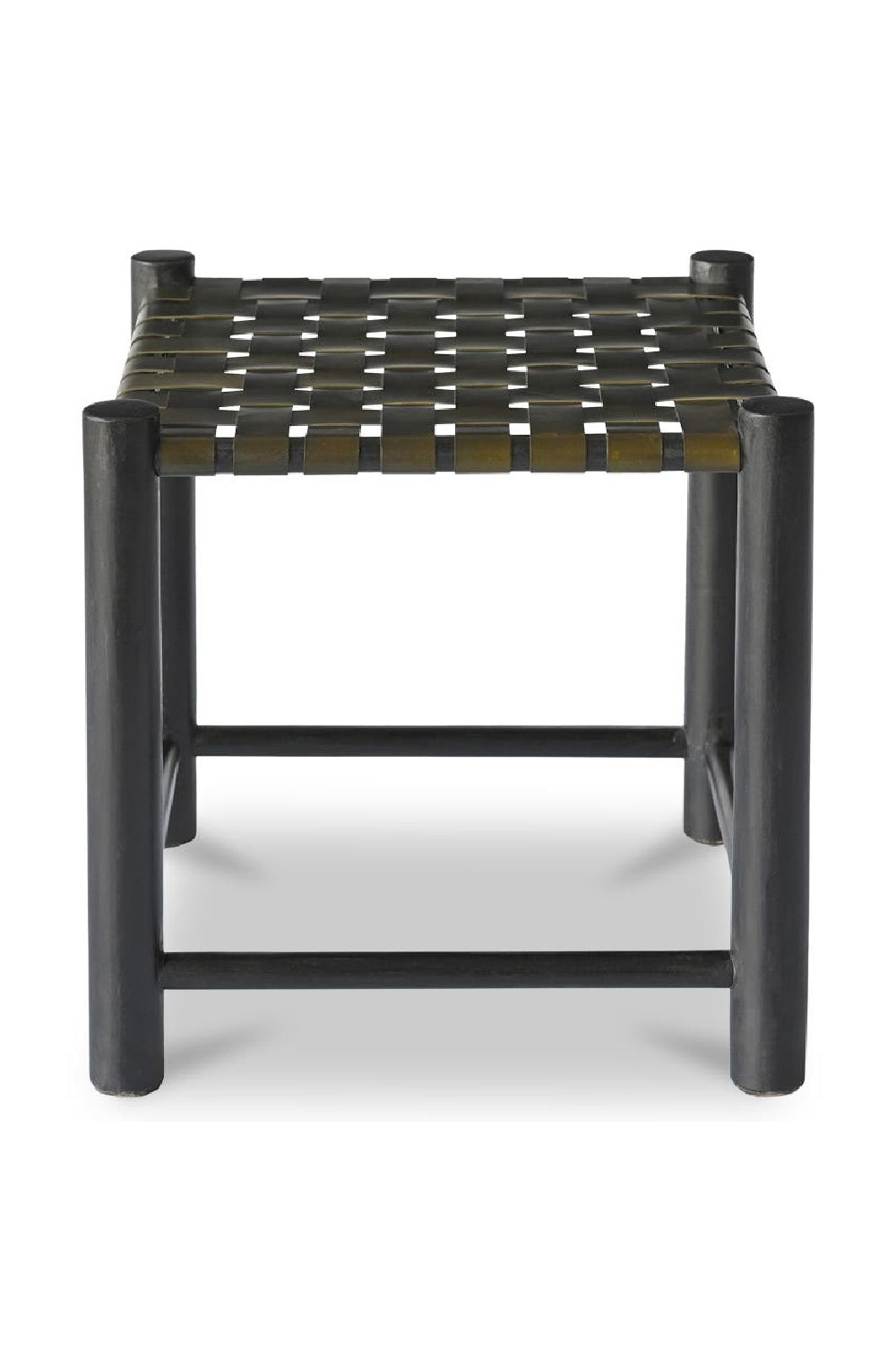   Modern European furniture - Green Woven Leather Stool - www.oroa.com | Oroa.com