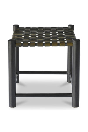   Modern European furniture - Green Woven Leather Stool - www.oroa.com | Oroa.com
