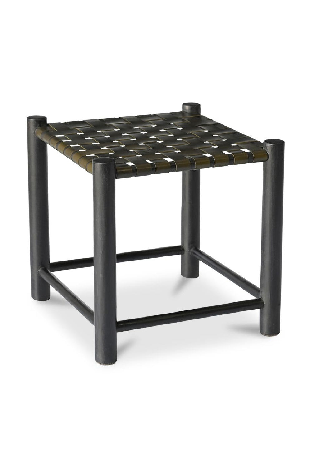   Modern European furniture - Green Woven Leather Stool - www.oroa.com | Oroa.com
