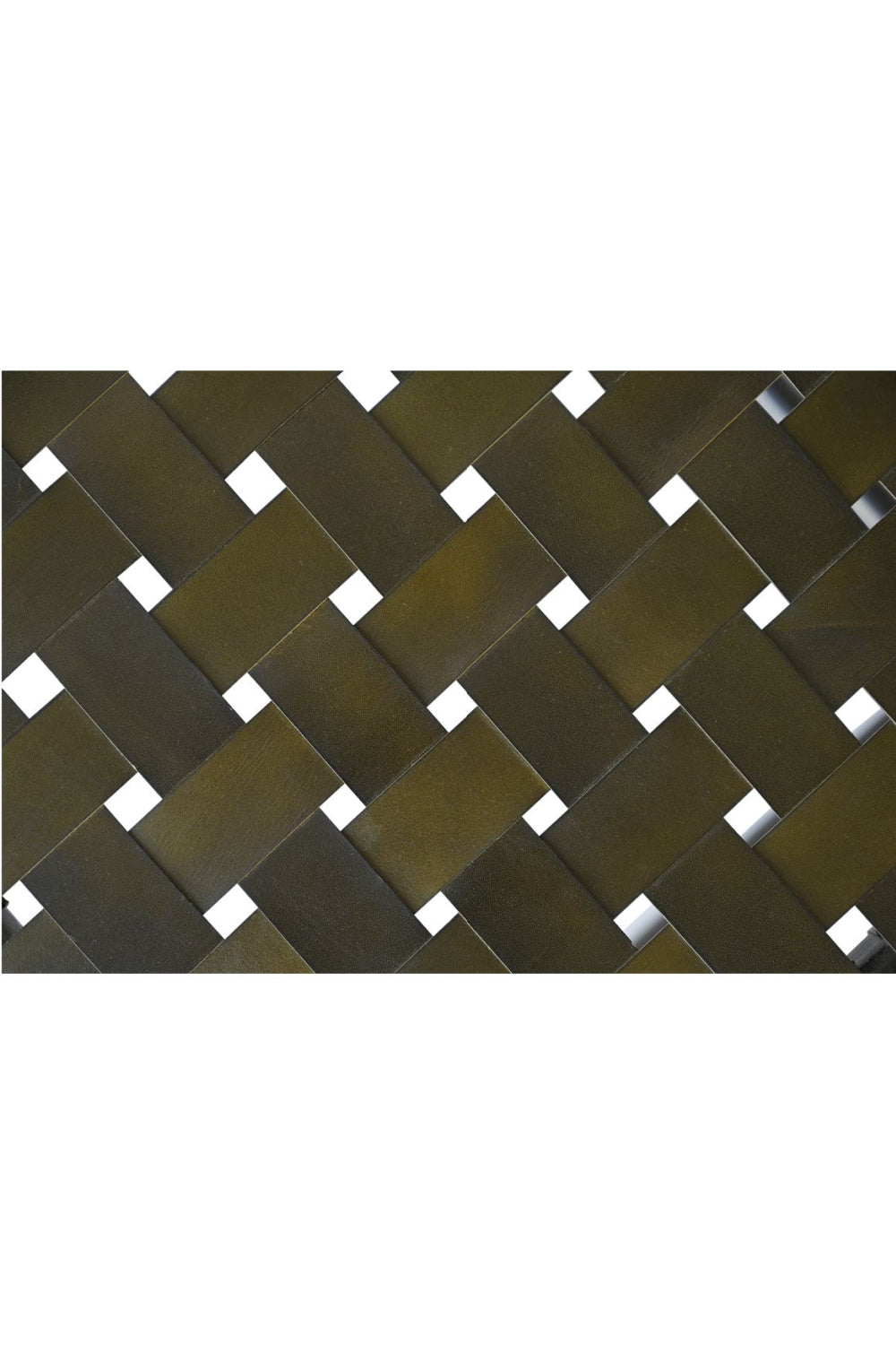   Modern European furniture - Green Woven Leather Stool - www.oroa.com | Oroa.com
