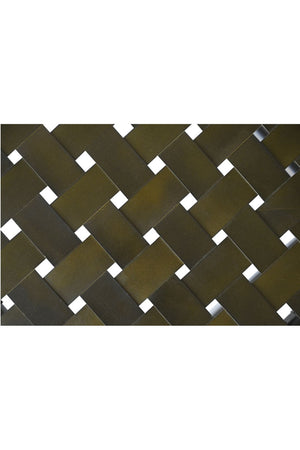   Modern European furniture - Green Woven Leather Stool - www.oroa.com | Oroa.com
