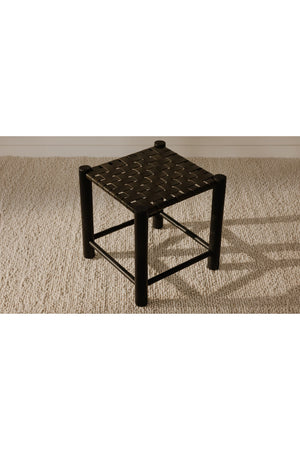   Modern European furniture - Green Woven Leather Stool - www.oroa.com | Oroa.com