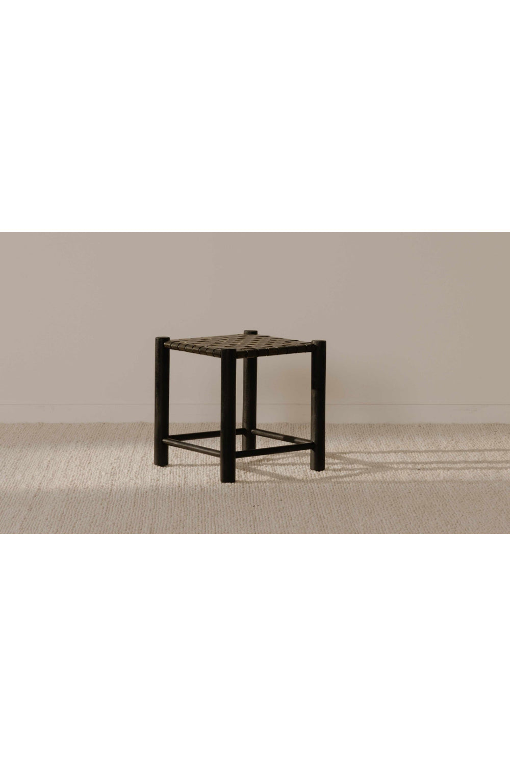   Modern European furniture - Green Woven Leather Stool - www.oroa.com | Oroa.com