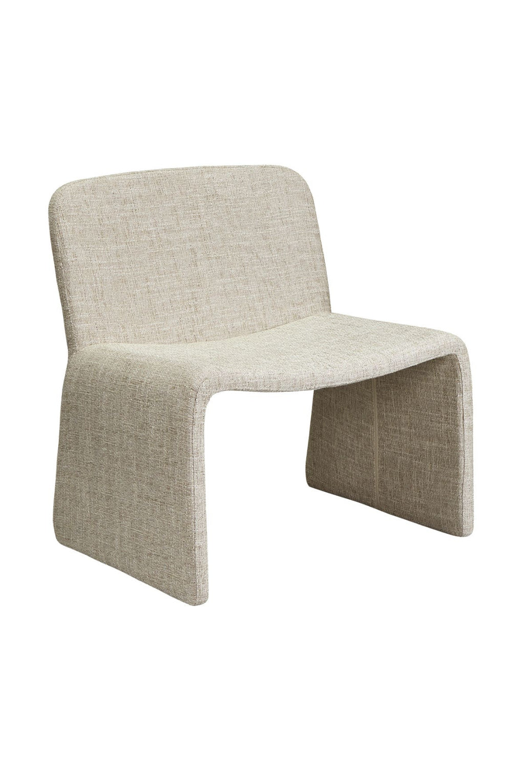   Modern European furniture - Beige Monolithic Accent Chair - www.oroa.com | Oroa.com