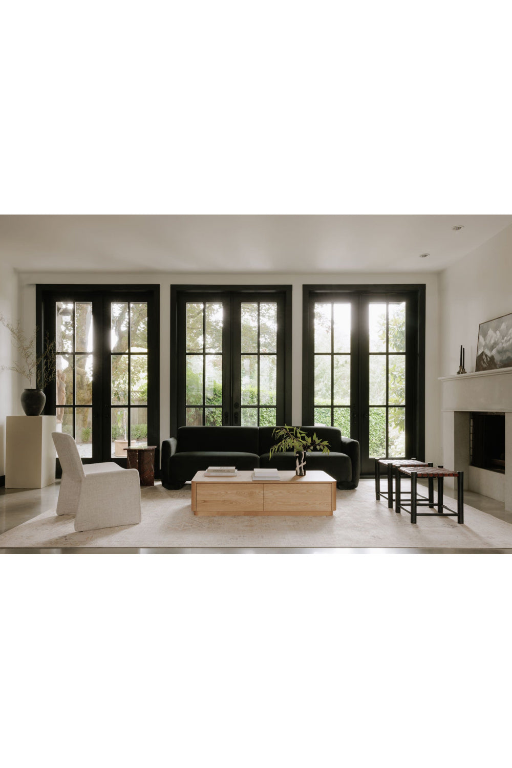   Modern European furniture - Beige Monolithic Accent Chair - www.oroa.com | Oroa.com