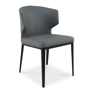   Modern European furniture - Vegan Leather Dining Chair Set (2) - www.oroa.com | Oroa.com