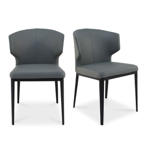   Modern European furniture - Vegan Leather Dining Chair Set (2) - www.oroa.com | Oroa.com