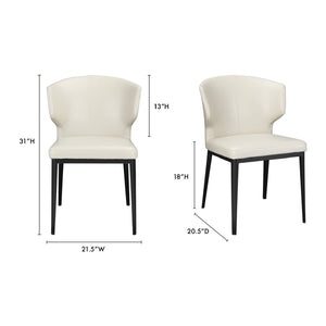   Modern European furniture - Vegan Leather Dining Chair Set (2) - www.oroa.com | Oroa.com