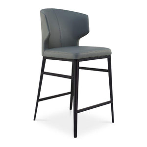   Modern European furniture - Vegan Leather Counter Stool - www.oroa.com | Oroa.com